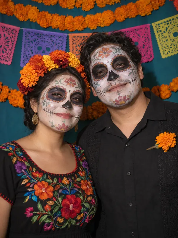 Dia de los Muertos party photobooth Los Angeles